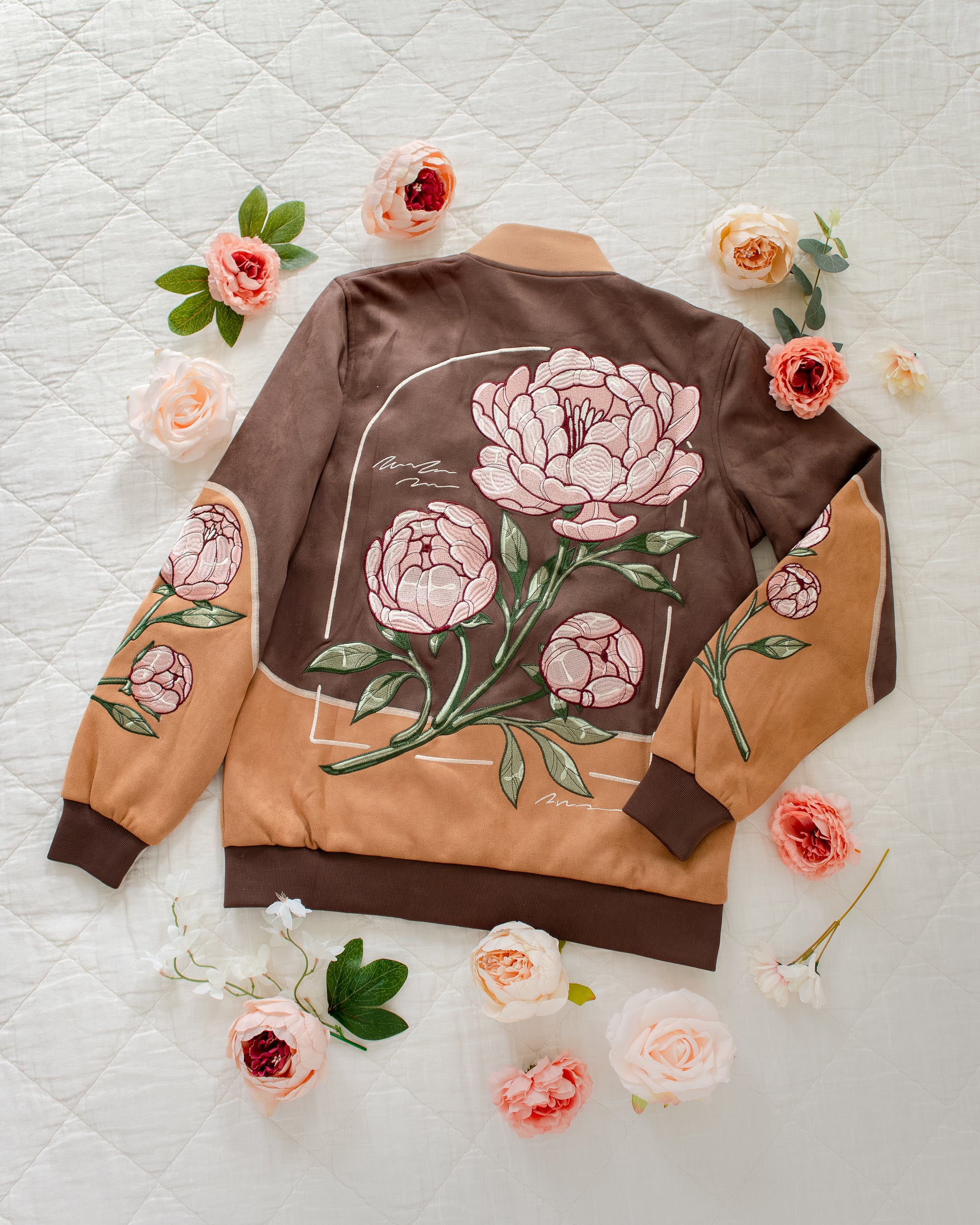 Flowers For Oscar | Faux Suede Jacket