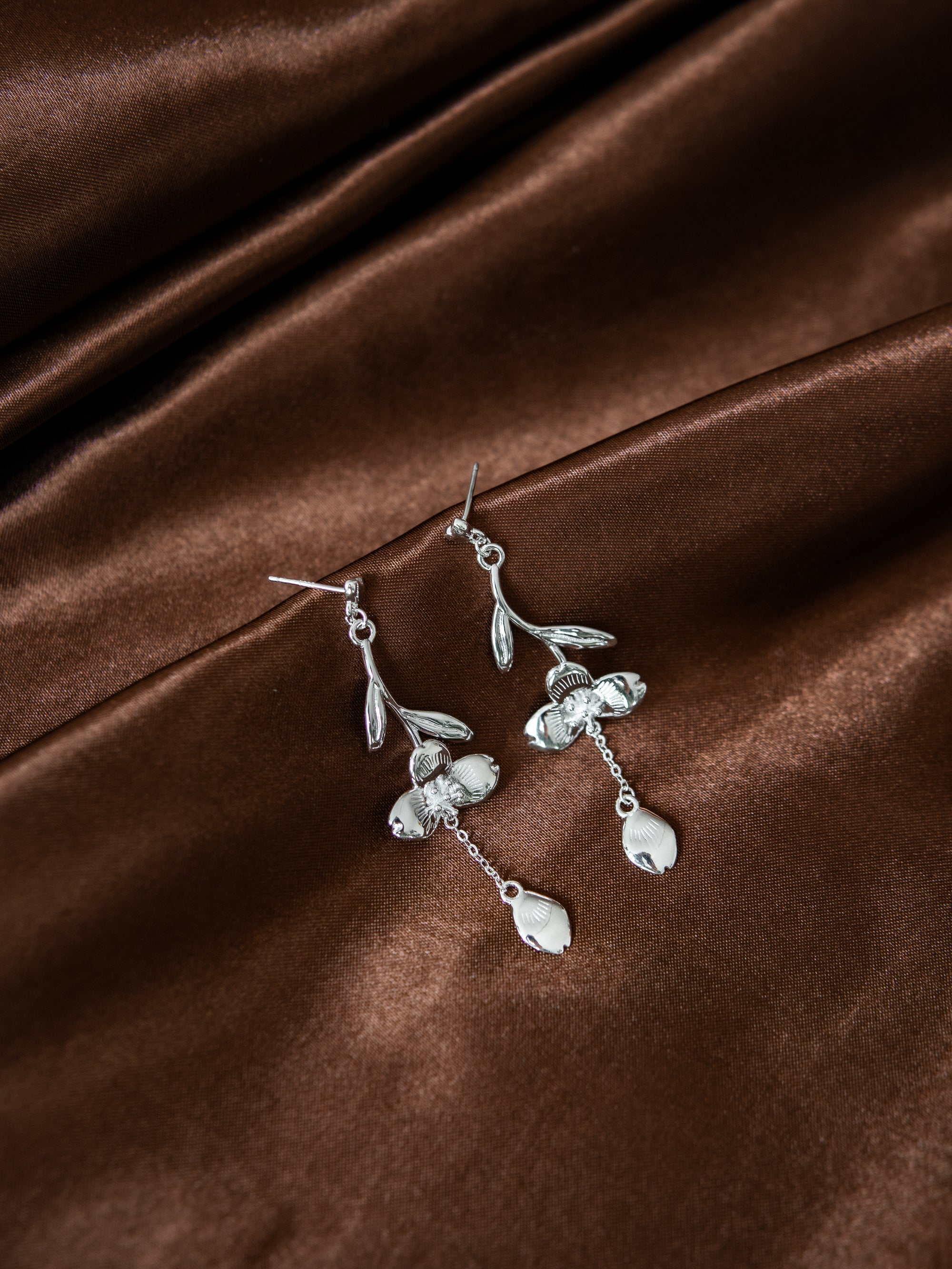 Loves Me Not | Silver Earrings