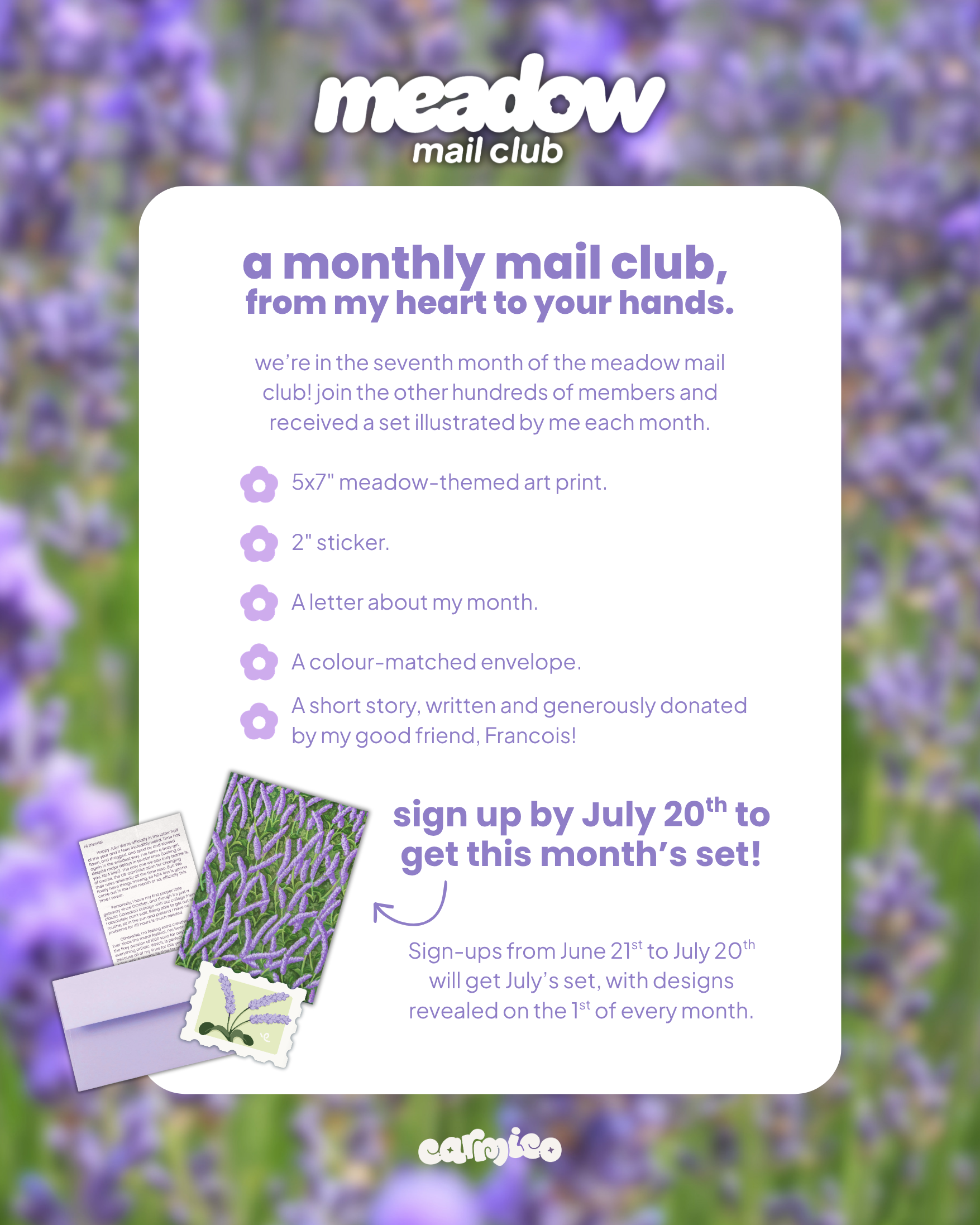 Meadow Mail Club ✿ July