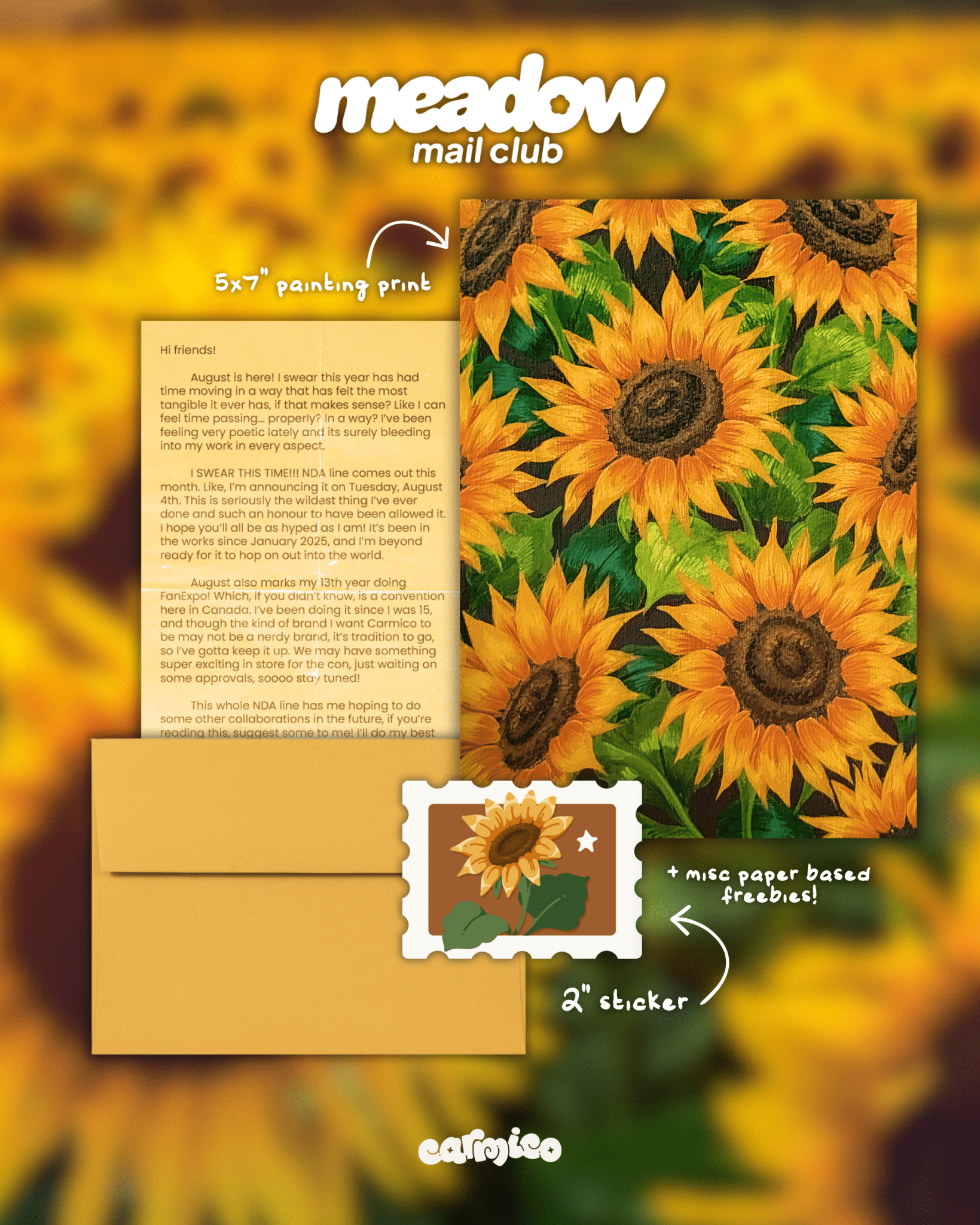Meadow Mail Club ✿ August - carmico
