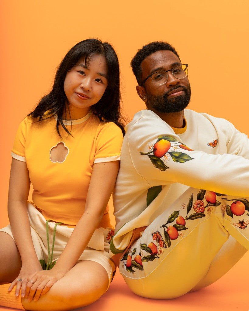 Orange | Blossom Mini Tee - carmico