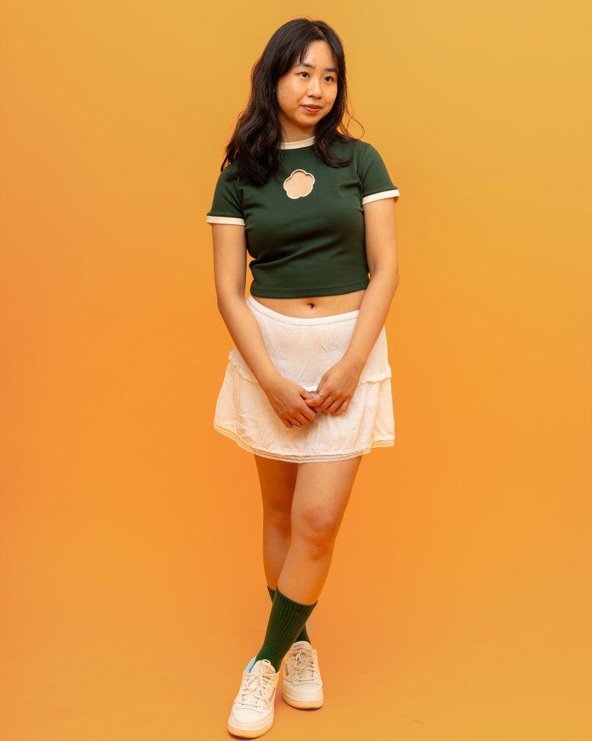 Leaf Green | Blossom Mini Tee - carmico