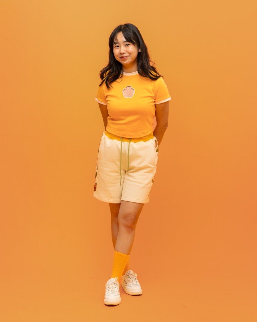 Orange | Blossom Mini Tee - carmico