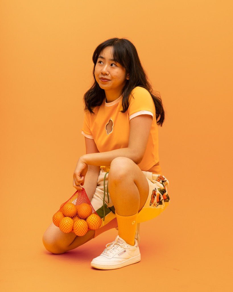 Orange | Blossom Mini Tee - carmico