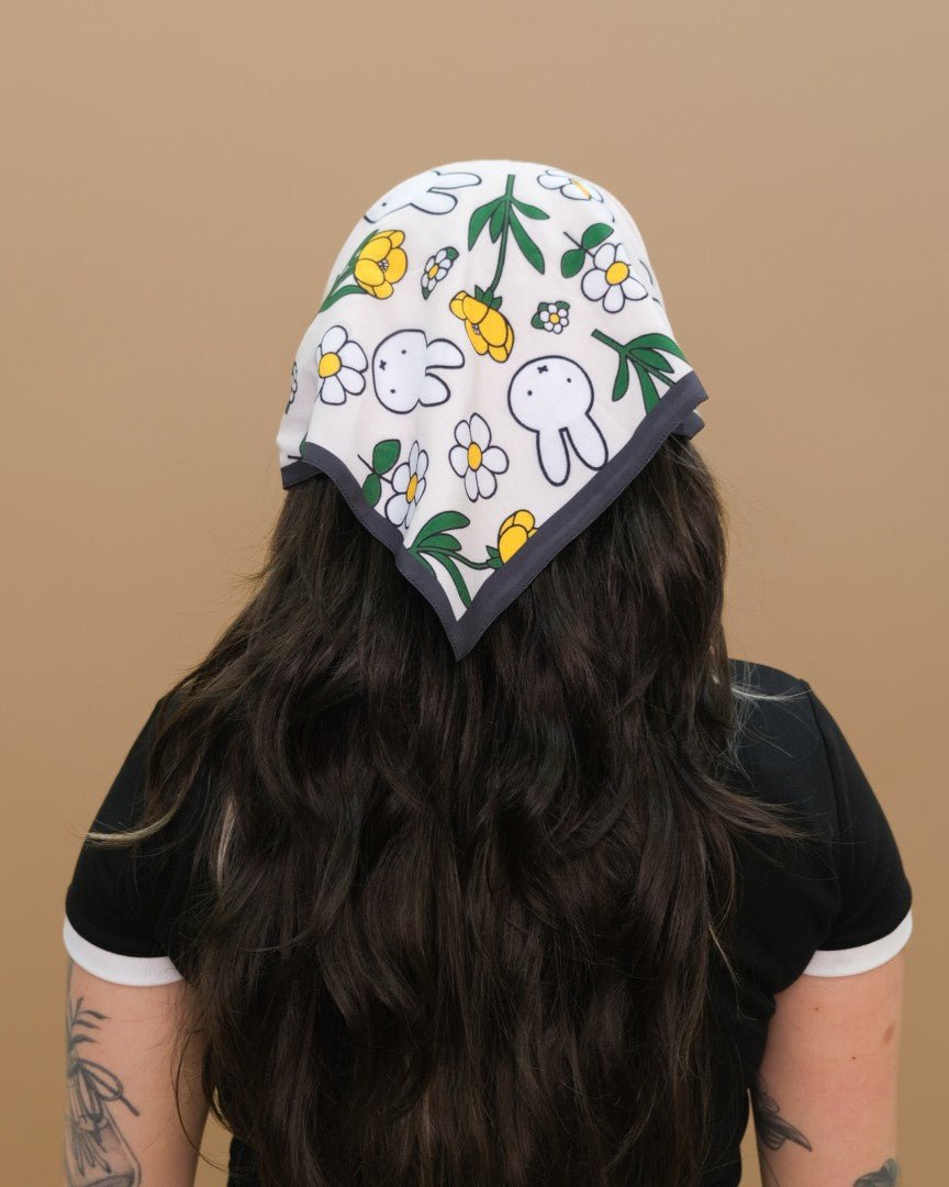 Miffy | All-Over White Bandana - carmico