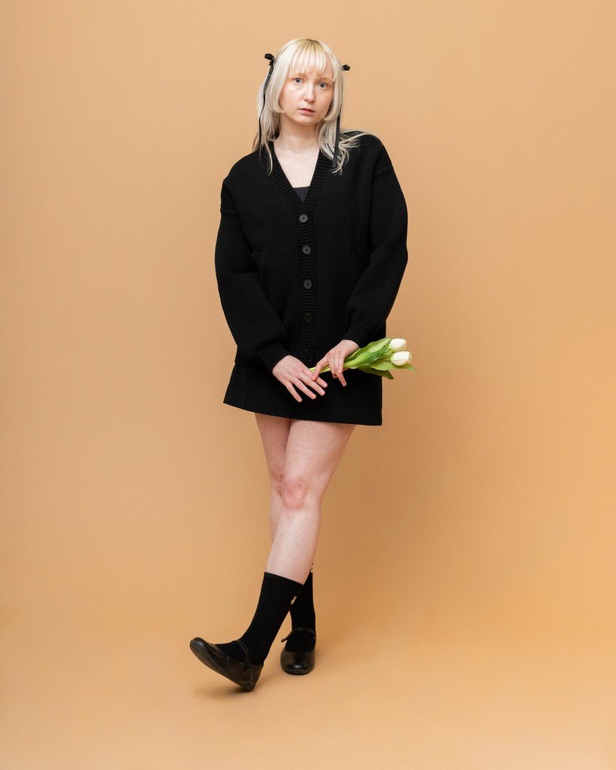 Miffy | Black Cardigan - carmico