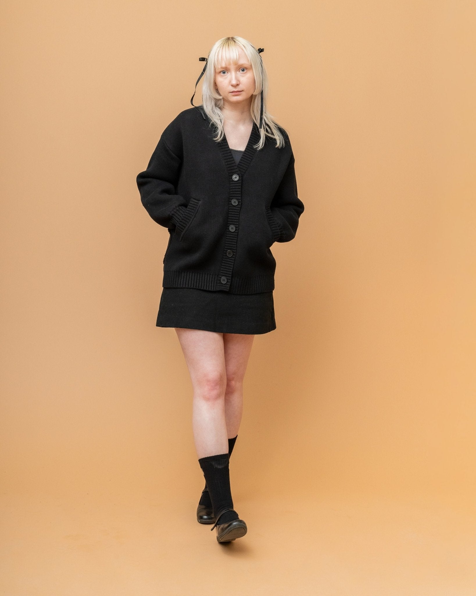 Miffy | Black Cardigan - carmico