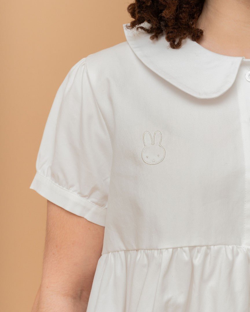 Miffy | White Peplum Blouse - carmico