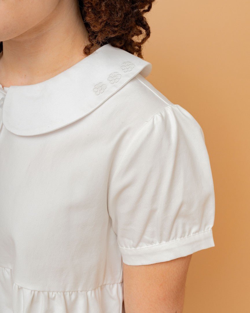 Miffy | White Peplum Blouse - carmico