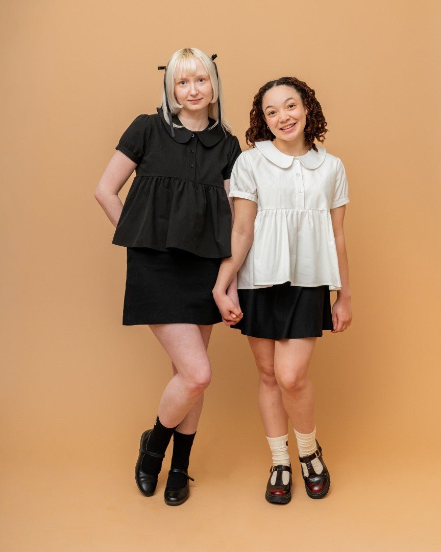 Miffy | Black Peplum Blouse - carmico