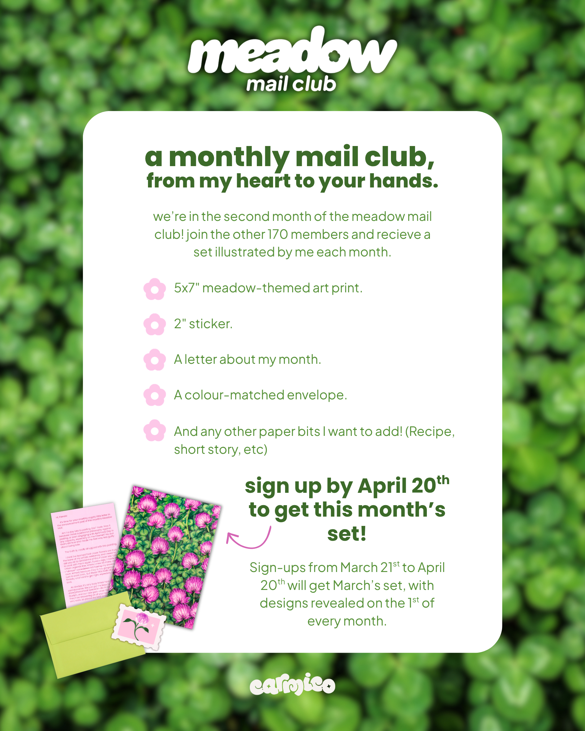 Meadow Mail Club ✿ April