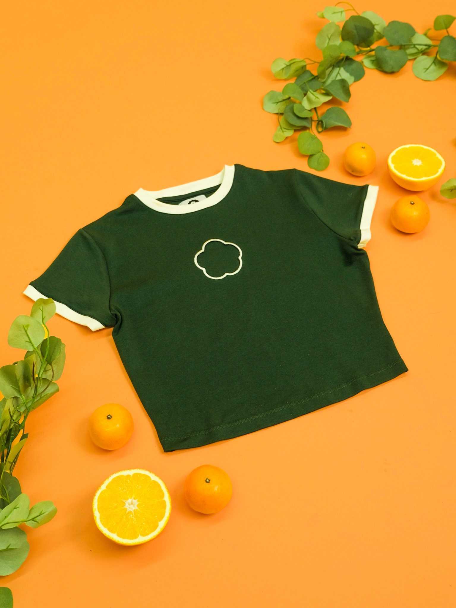 Leaf Green | Blossom Mini Tee