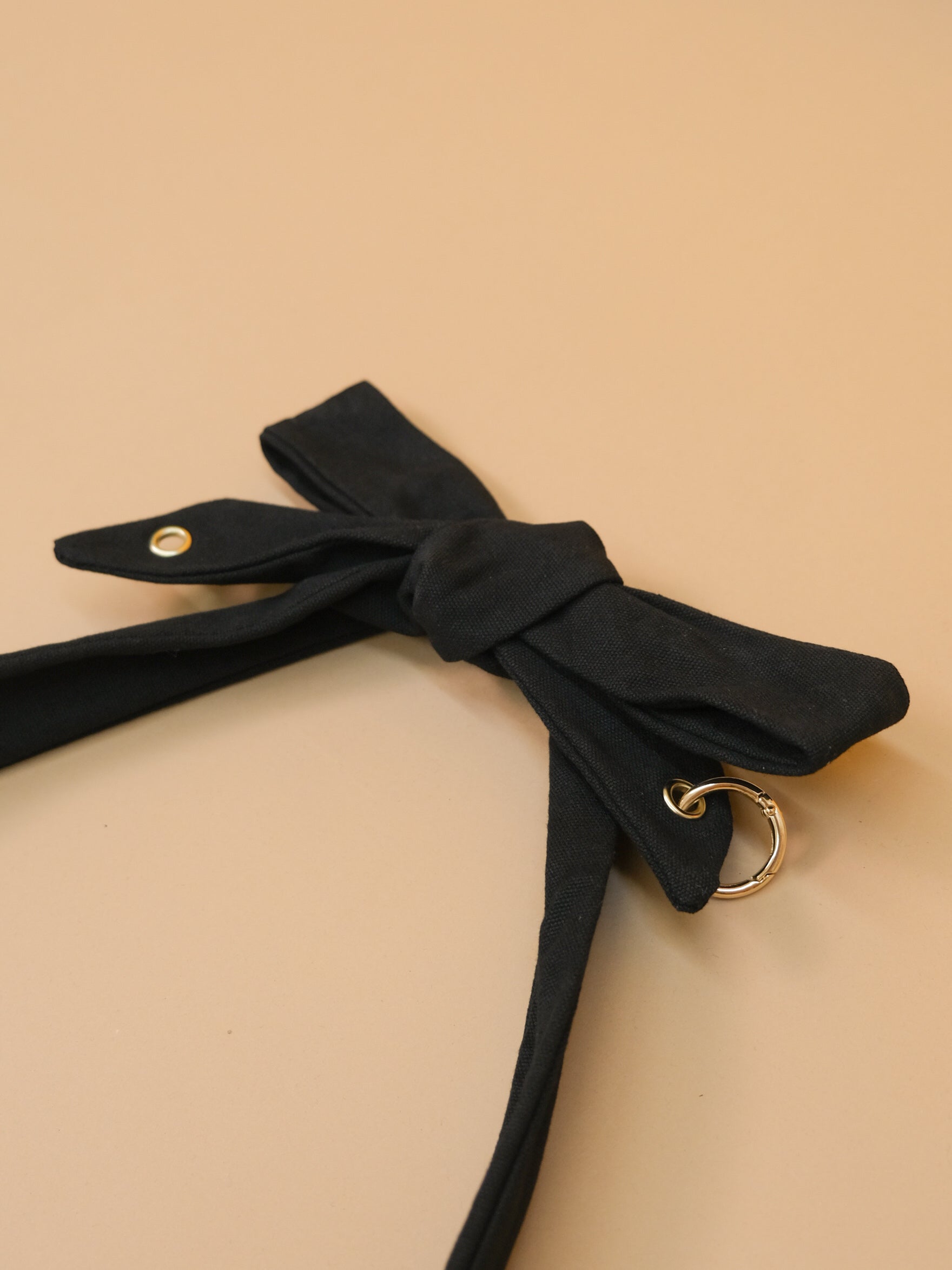 Tongue Tied | Black Tote Bag