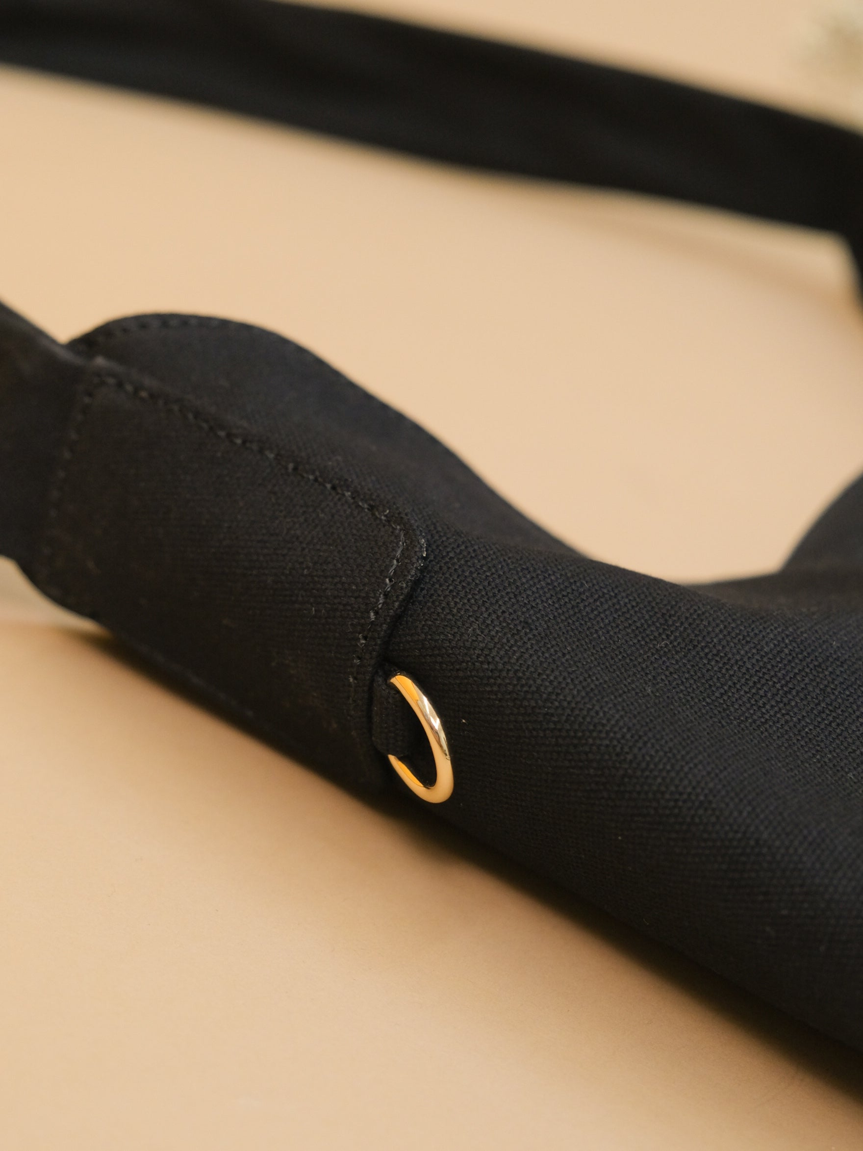 Tongue Tied | Black Tote Bag