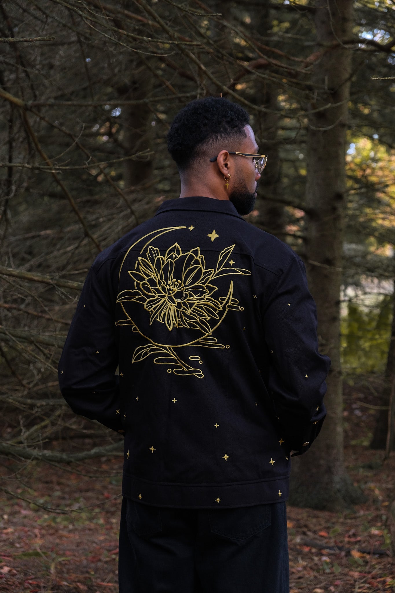 Night Bloom | Over-Sized Jacket - S