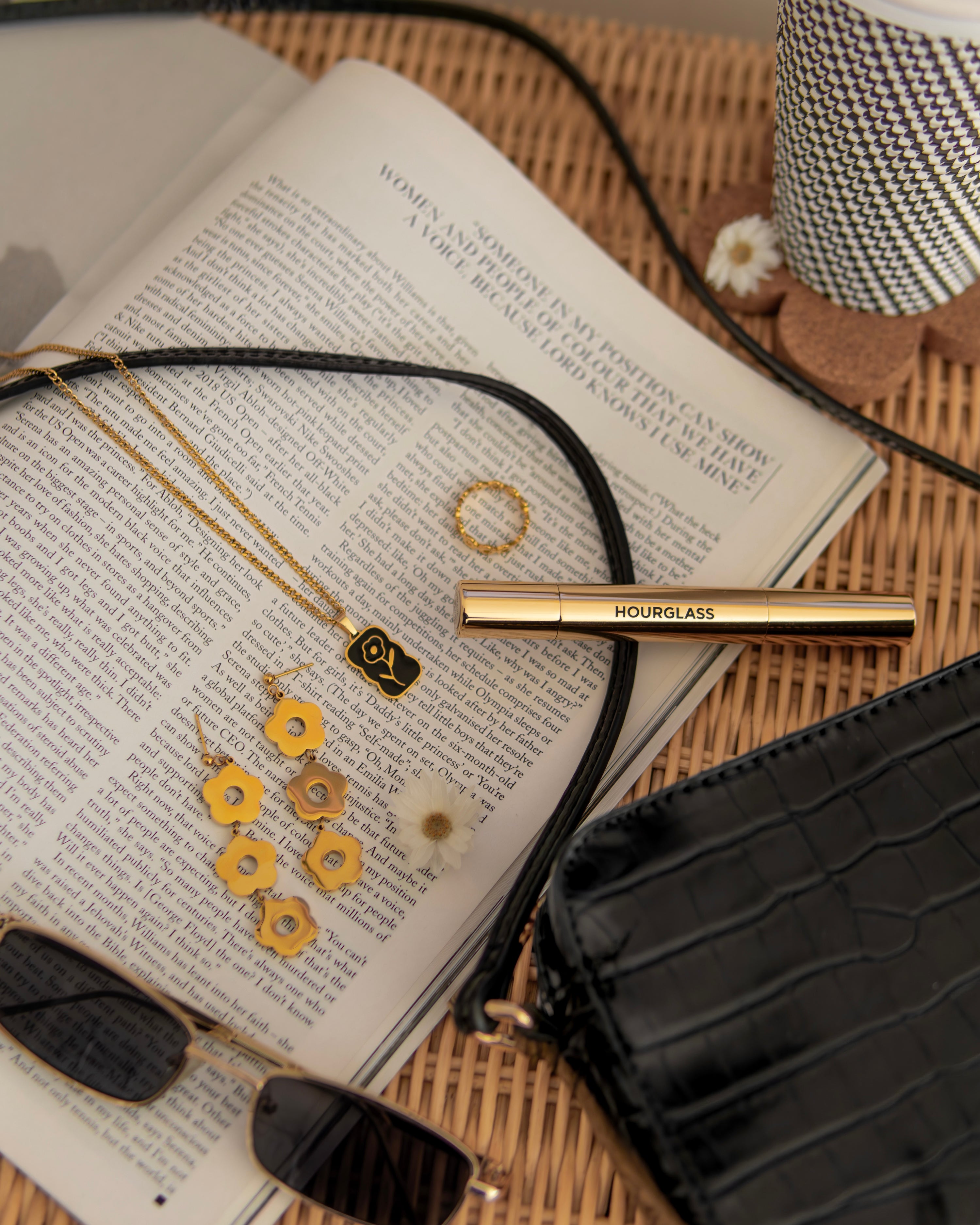 Daisy Enamel Pendant Necklace