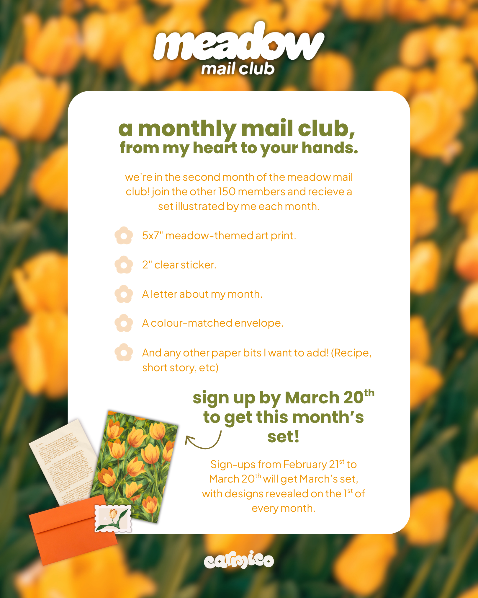 Meadow Mail Club ✿ March
