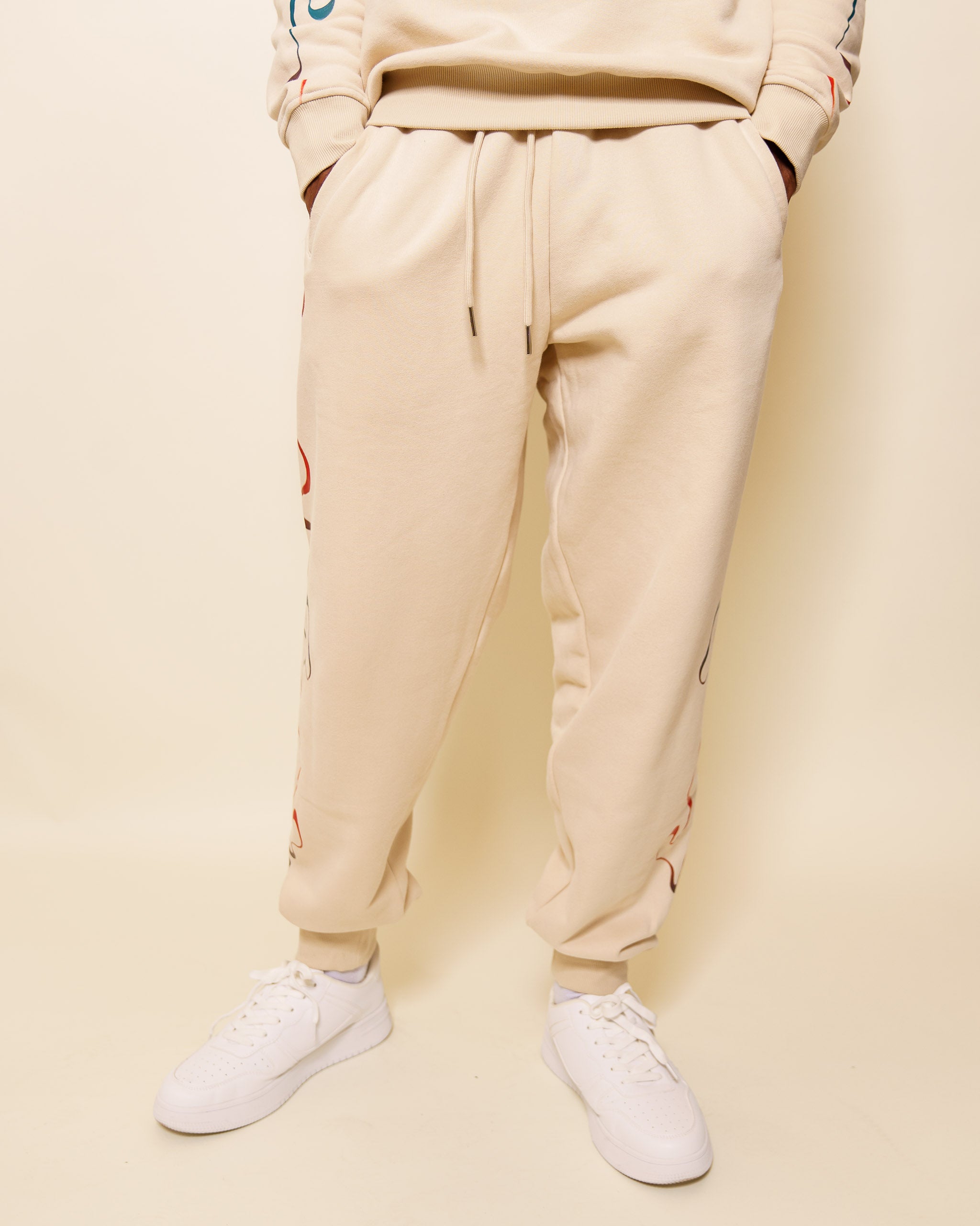 Front view of intuition joggers.