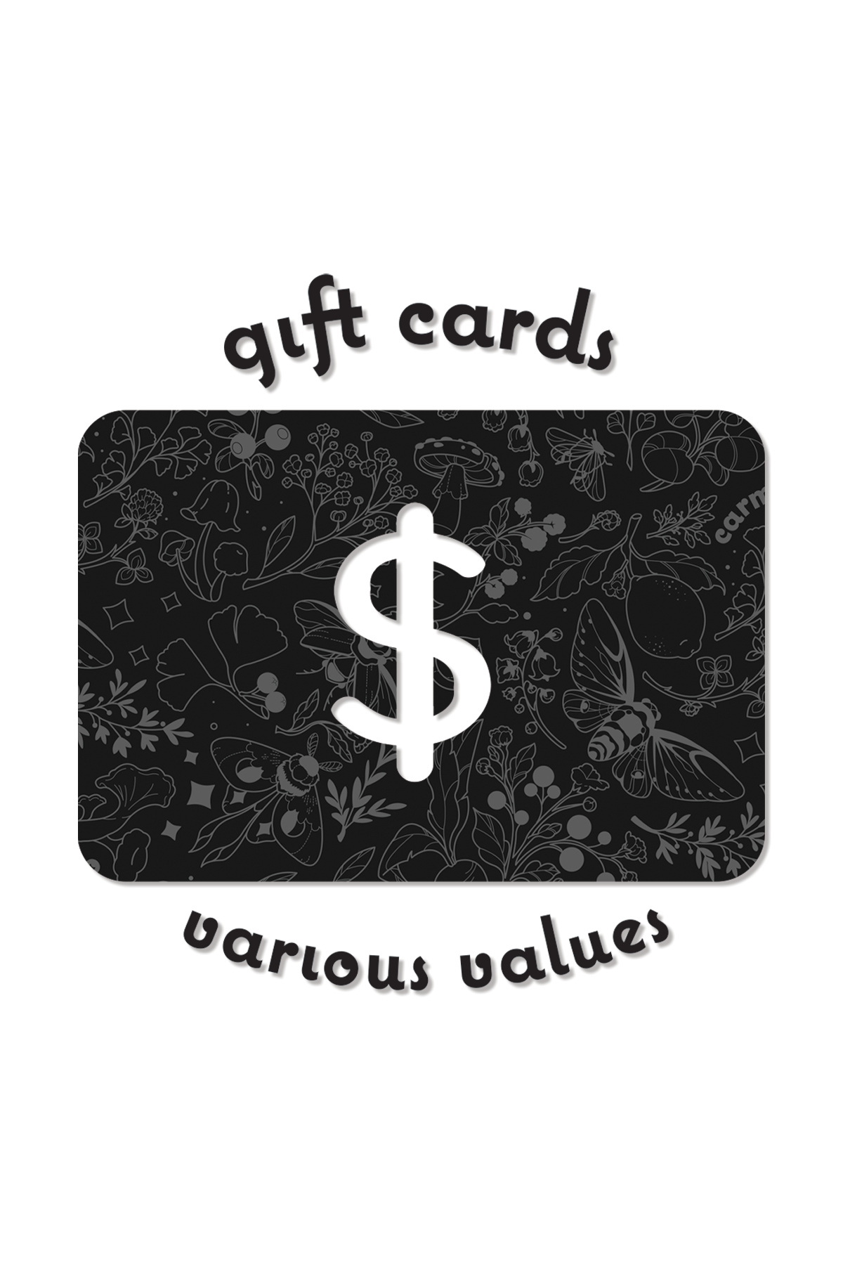 Varied Price Gift Cards